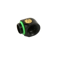 Bitspower Adaptador 90º G1/4" a IG G1/4" - Matt Black
