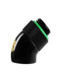 Bitspower G1/4" 45º Rotatorio Negro - Adaptador Racor