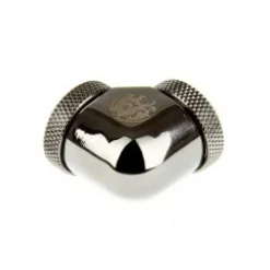 Bitspower Multi-Link Codo 90º 2x 12mm AD Negro Brillo - Racor