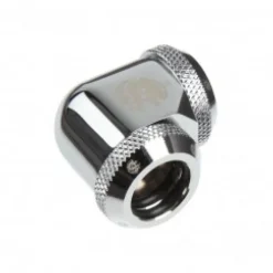 Bitspower Multi-Link Codo 90º 2x 12mm AD Plata Brillante - Racor