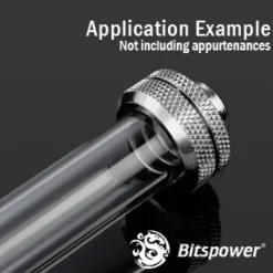 Bitspower None Chamfer PETG Link 16/12mm Transparente 1m - Tubo