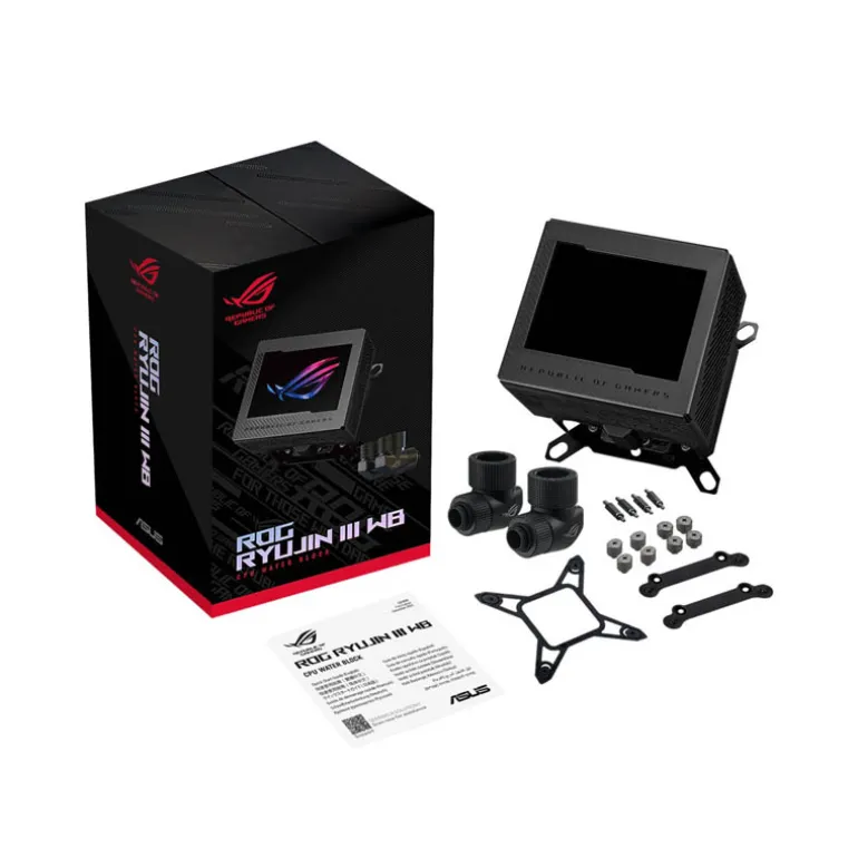 Bloque CPU Asus ROG Ryujin III WB LCD Negro