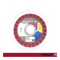 Bobina Sakata 3D Filamento PETG 1.75mm 1Kg Rubí