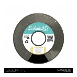 Bobina Sakata 3D Filamento PLA GO&PRINT 1.75mm 1Kg Negro