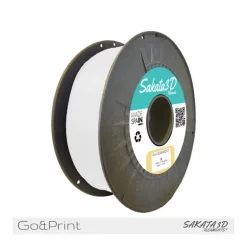 Bobina Sakata 3D Filamento PLA GO&PRINT 1.75mm 1Kg Blanco