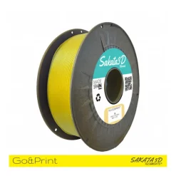 Bobina Sakata 3D Filamento PLA GO&PRINT 1.75mm 1Kg Amarillo