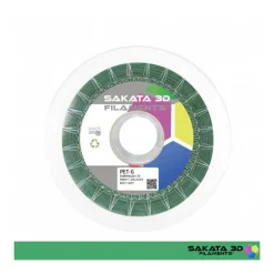 Bobina Sakata 3D Filamento PETG 1.75mm 1Kg Esmeralda