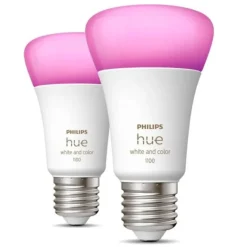 Bombilla Inteligente Philips Hue E27 9W Pack 2