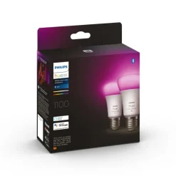 Bombilla Inteligente Philips Hue E27 9W Pack 2