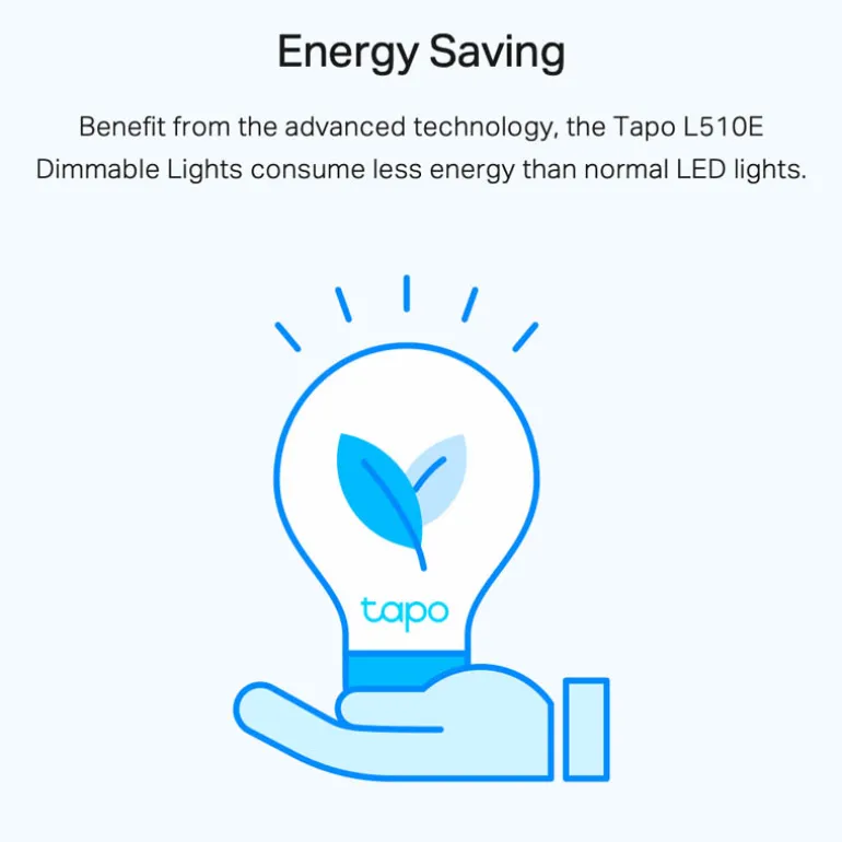 Bombilla Inteligente TP-Link Tapo L510E Wi-Fi LED Blanca Cálida