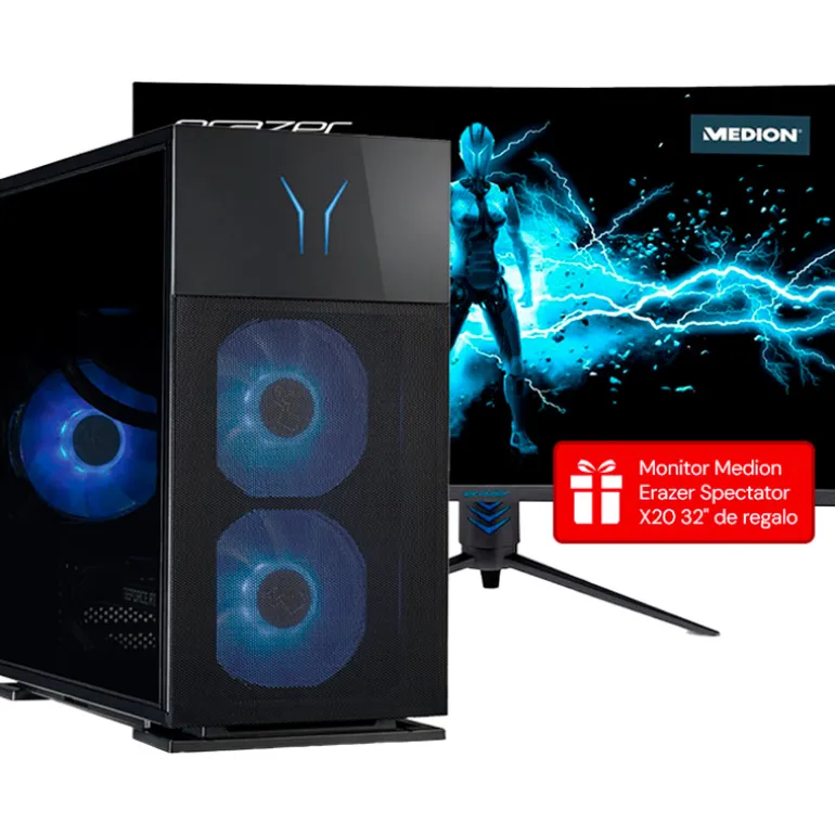 Bundle Medion Erazer Engineer X30 MD35040 i7-14700 RTX 4070 + Monitor Erazer Spectator X20 32"