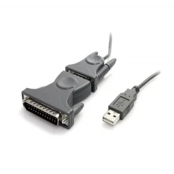 Cable Adaptador Startech USB a Serie RS232 DB9/DB25 - M/M