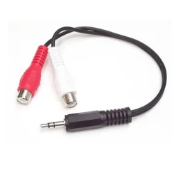 Cable Adaptador Startech Audio 15 Cm Mini Jack 3.5 mm a RCA
