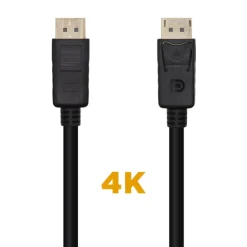 Cable Aisens DisplayPort V1.2 4K@60hz DP-M a DP-M 2.0m