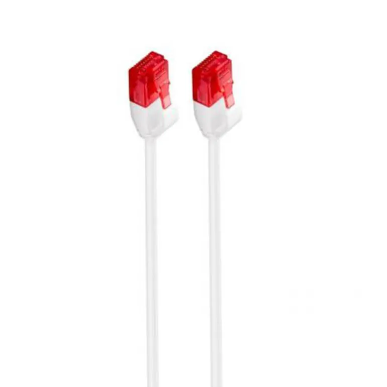 Cable Ewent Latiguillo RJ45 Cat.6 UTP Slim 0.25m Blanco