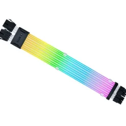 Cable Extensión  Lian Li Strimer Wireless ARGB 2 x 8 Pines Para CPU Blanco
