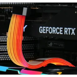 Cable Extensión Lian Li Strimer Wireless ARGB PW16-81W 12 + 4 Pines Para GPU Blanco