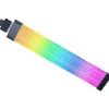 Cable Extensión Lian Li Strimer Wireless ARGB PW16-121W 12 + 4 Pines Para GPU Blanco