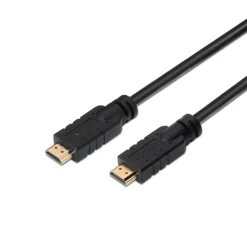 Cable HDMI Nano Cable Conexión HDMI Alta Velocidad / HEC Con Repetidor A/M-A/M Negro 25m
