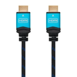 Cable HDMI Nano Cable HDMI V2.0 4K@60Hz A/M-A/M Negro 1m