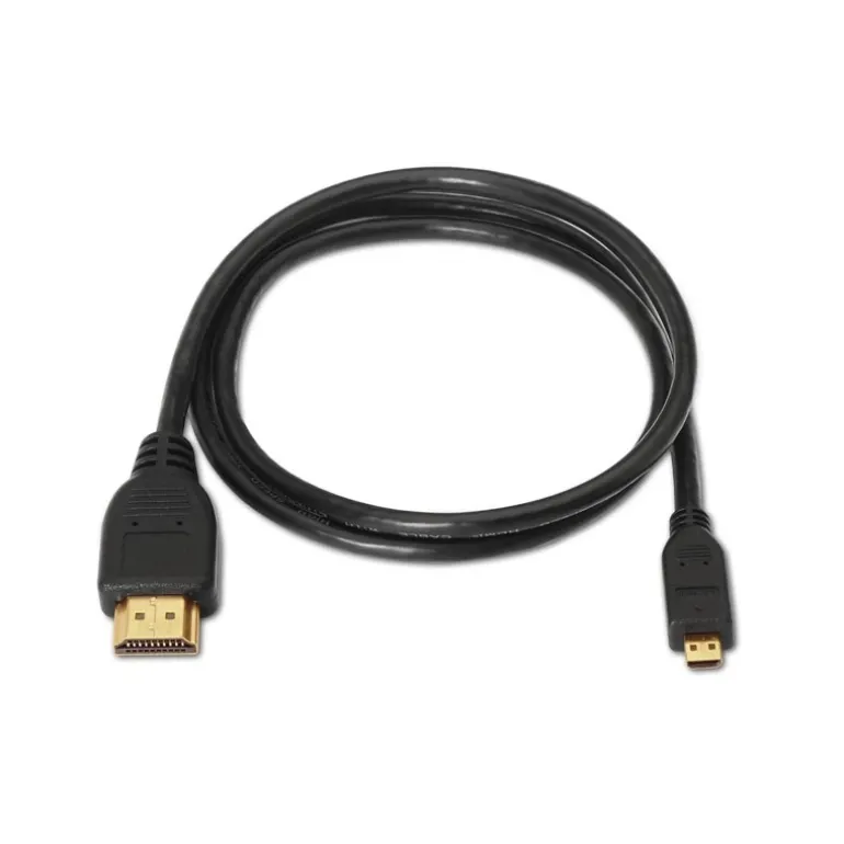Cable HDMI Nano Cable Micro HDMI Alta Velocidad / HEC A/M-D/M Negro 1.8m