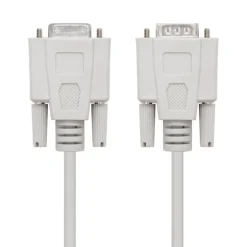 Cable Nano Cable Serie RS232 DB9 M-H 1.8M Blanco