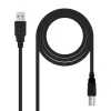 Cable Nano Cable USB 2.0 Tipo A-B 1.8 M Negro