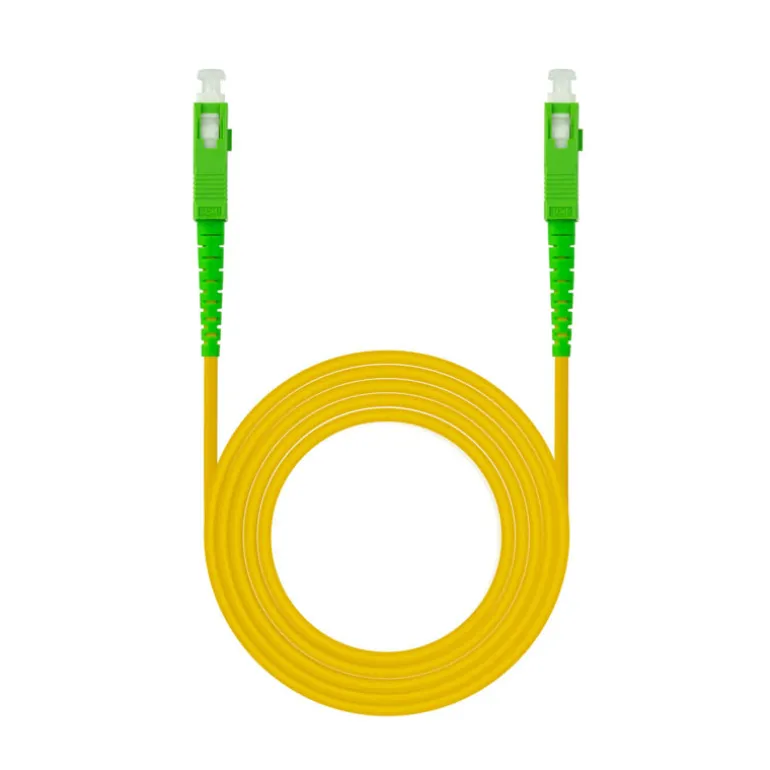 Cable Nanocable Fibra SC-APC a SC-APC 3M Amarillo