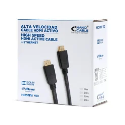 Cable  Nanocable HDMI V1.4 A-M A-M 30m Negro
