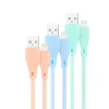 Cable Nanocable Lightning a USB 2.0 1.0m 3U Rosa Azul Verde