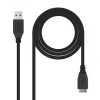 Cable Nanocable USB 3.0 A-M a Micro USB B-M 1.0m Negro