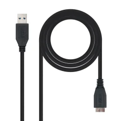 Cable Nanocable USB 3.0 A-M a Micro USB B-M 1.0m Negro