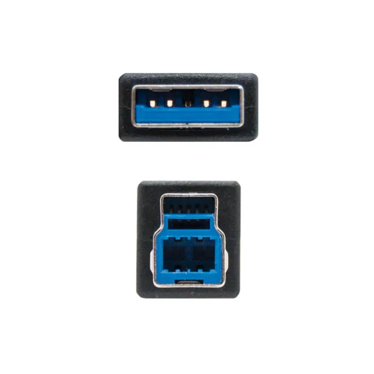 Cable Nanocable USB 3.0 A-M a B-M 2.0m Negro