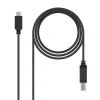Cable Nanocable USB 2.0 Impresora Tipo USB C M-BM 1M Negro