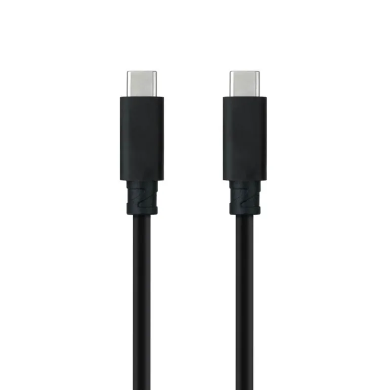 Cable Nanocable USB 3.1 4K 60Hz 5A C a USB-C 2m Negro