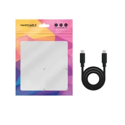 Cable Nanocable USB 3.1 4K 60Hz 5A C a USB-C 2m Negro