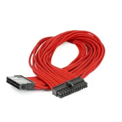 Cable PSU Phanteks Sleeved 24 Pines ATX 0.5m Rojo