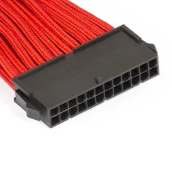 Cable PSU Phanteks Sleeved 24 Pines ATX 0.5m Rojo