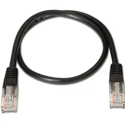 Cable Red Aisens A133-0203 Cat.5e 1m Negro