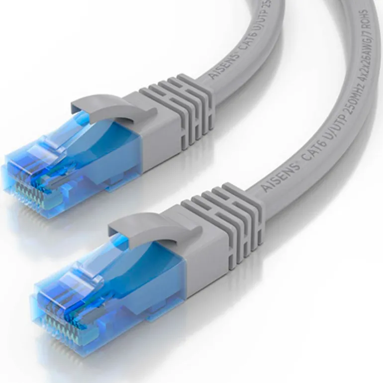 Cable Red Aisens A135-0776 RJ45 Cat.6 U/UTP AWG26 CCA 1.5m Gris