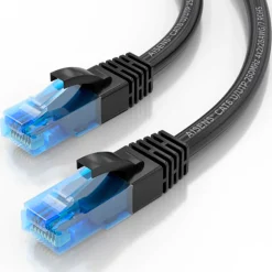 Cable Red Aisens A135-0841 RJ45 Cat.6 UTP AWG26 CCA 0.5m Negro