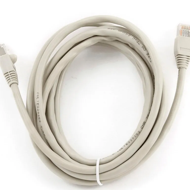 Cable Red Gembird Latiguillo Cat.6 UTP 3 M Gris