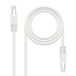 Cable Red Nano Cable Latiguillo Categoria 6 UTP 0.5M Blanco