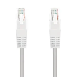 Cable Red Nano Cable Latiguillo Categoria 6 UTP 0.5M Blanco