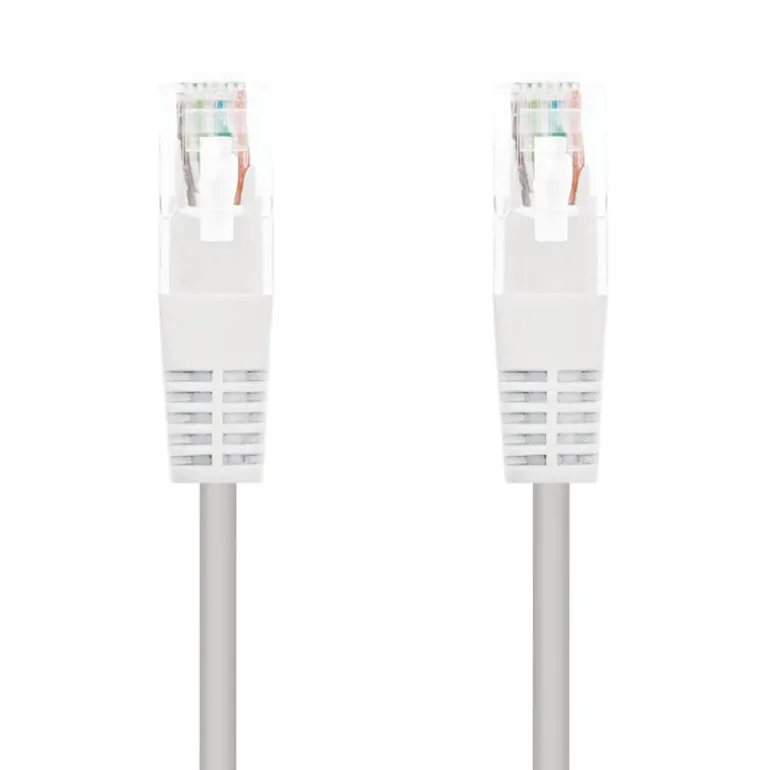 Cable Red Nano Cable Latiguillo Categoria 6 UTP 1M Blanco