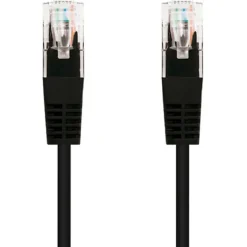 Cable Red Nanocable 10.20.0400-L25 RJ45 Cat.6 UTP 25cm Negro