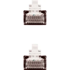 Cable Red Nanocable 10.20.0400-L25 RJ45 Cat.6 UTP 25cm Negro