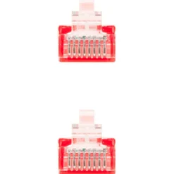 Cable Red Nanocable RJ45 Cat.6 UTP 0.5m Rojo