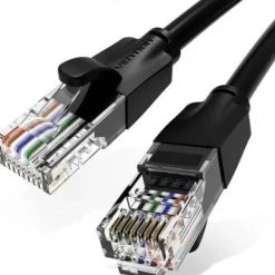 Cable Red Vention IBEBL RJ45 Cat.6 UTP 10m Negro