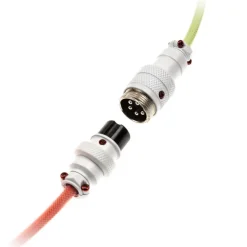 Cable Teclado Ducky Cable Espiral Verde/Rojo